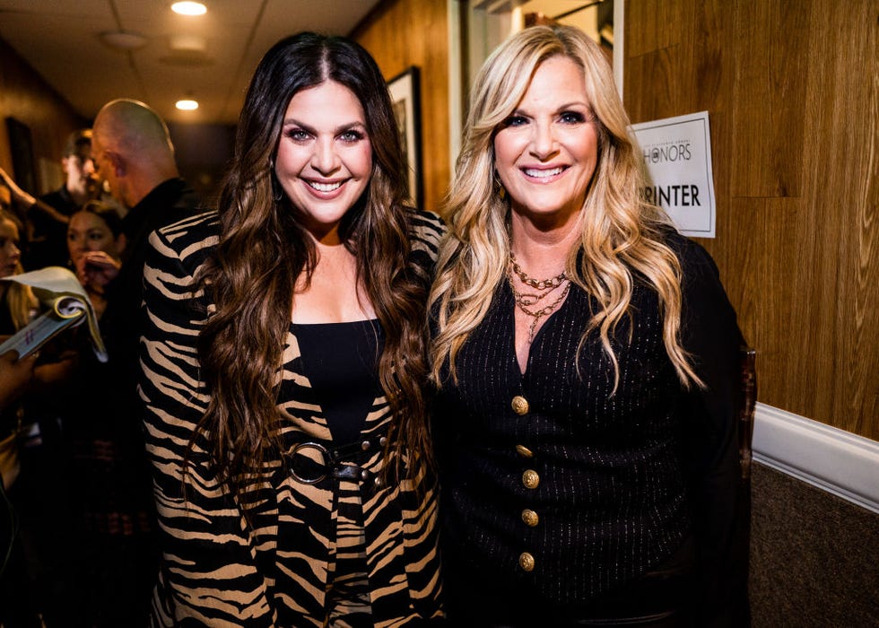 nashville, tennessee august 23 l r hillary scott of lady a and trisha yearwood attend the 16th annual academy of country music honors at ryman auditorium on august 23, 2023 in nashville, tennessee photo by john shearergetty images for acm