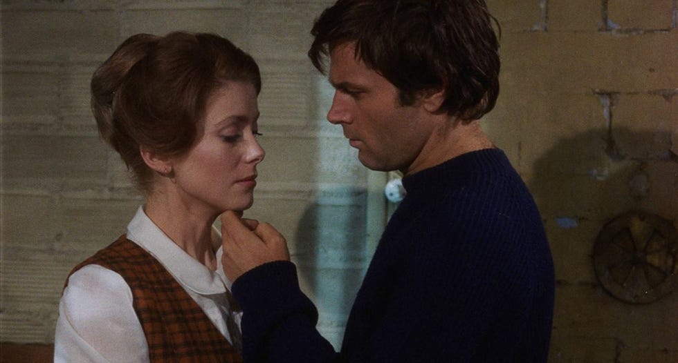 Catherine Deneuve y Franco Nero en una escena de 'Tristana' (1970) 