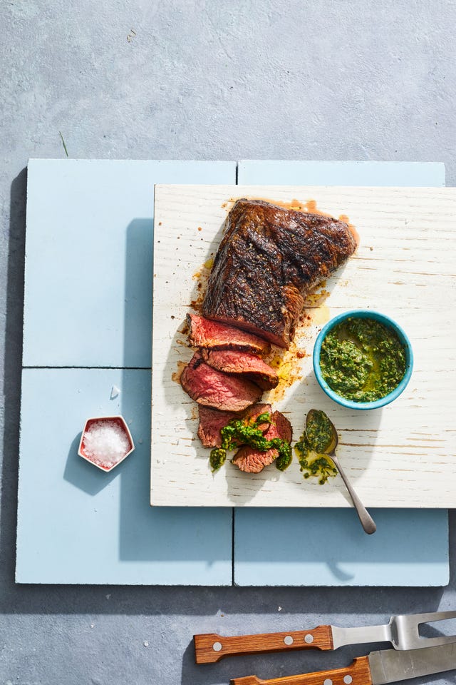 Best Tri-Tip Steak With Salsa Verde Recipe - How To Make Tri-Tip Steak ...