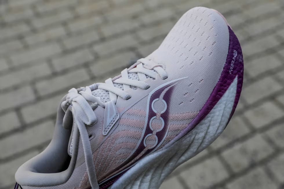 running shoe designed for performance with a distinctive color scheme