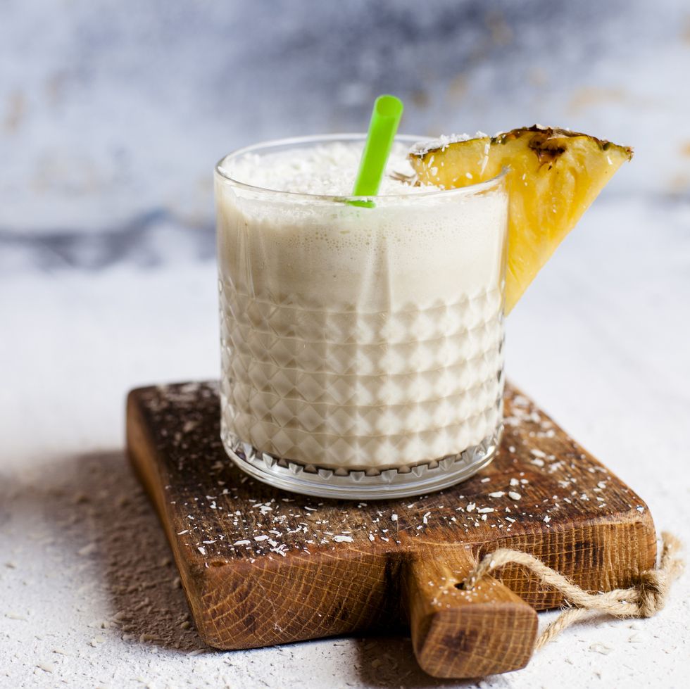 tropical power healthy protein smoothie