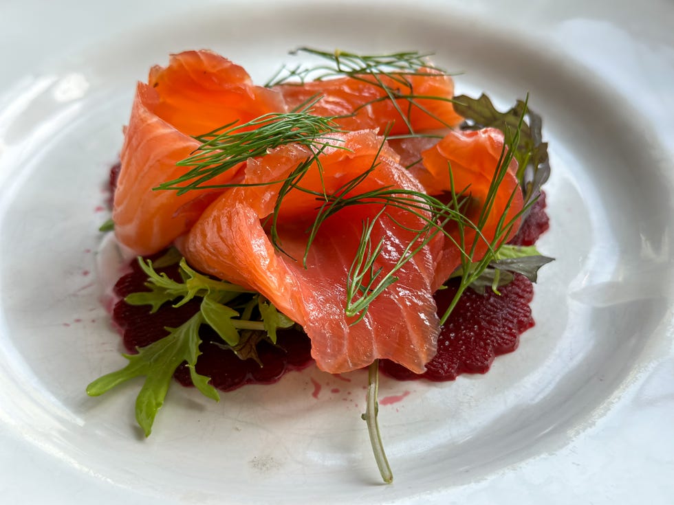 carpaccio di salmone