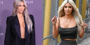 Due foto di Kim Kardashian senza reggiseno 