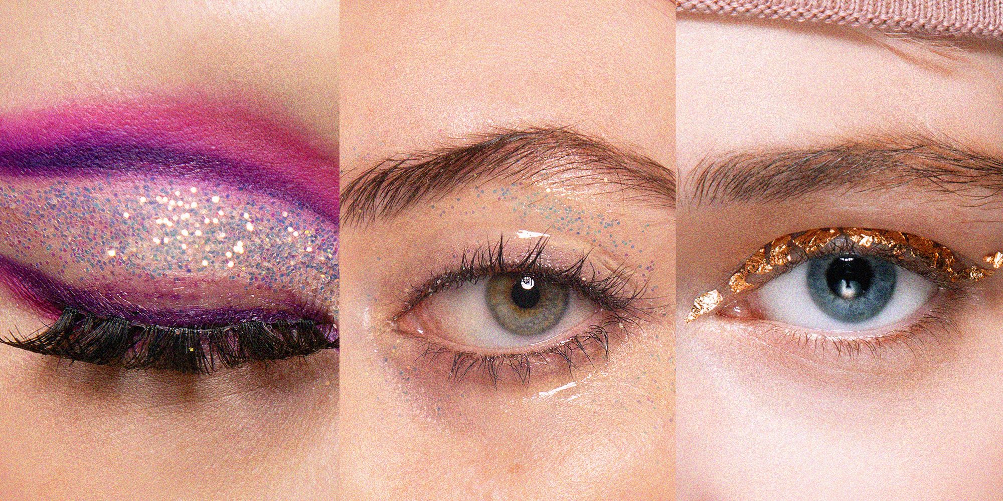 Make up delle feste: la tendenza glitter su occhi e bocca 