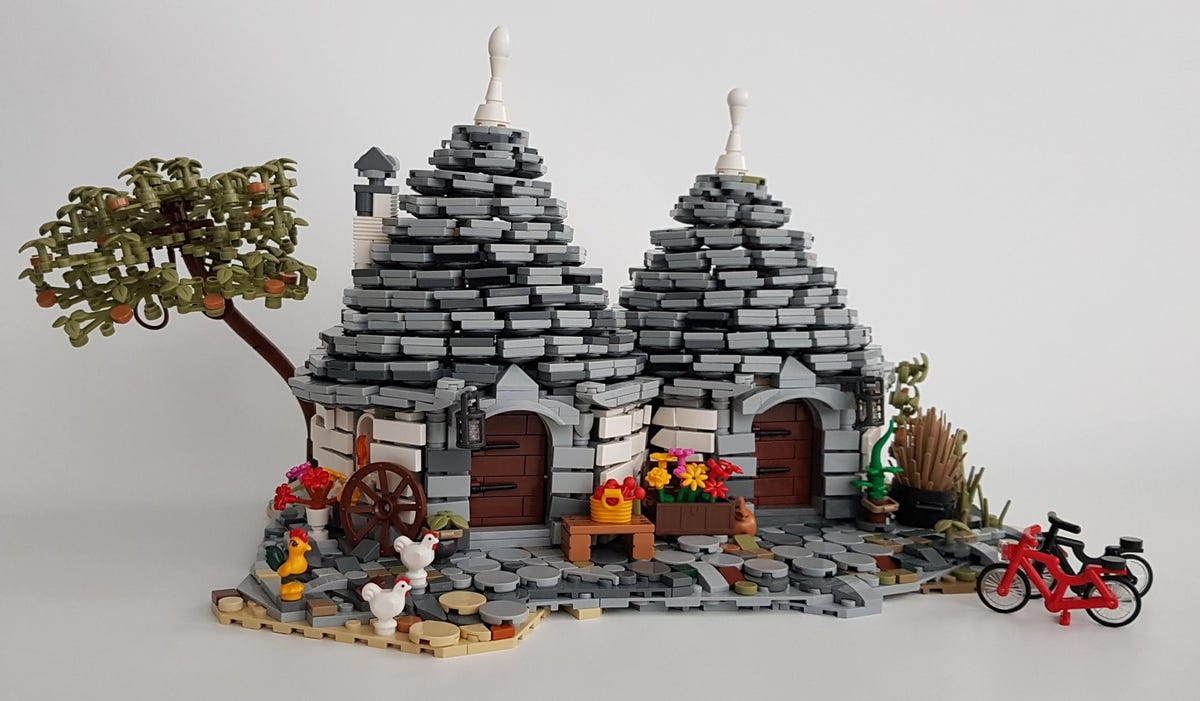 Il set di Lego per costruire un trullo in miniatura