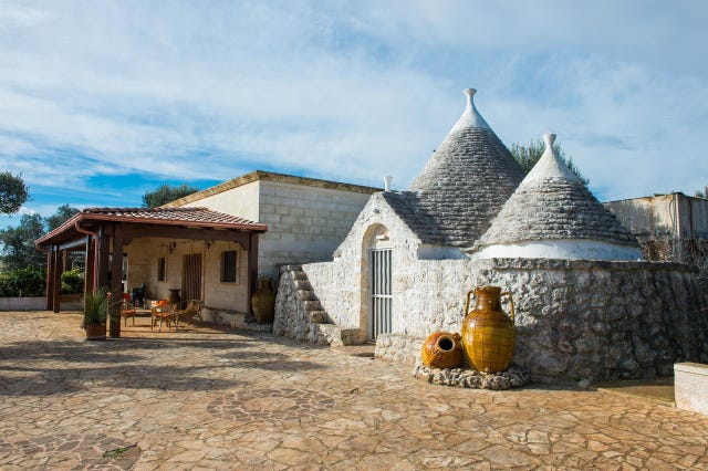 Trullo en San Michele Salentino, Italia