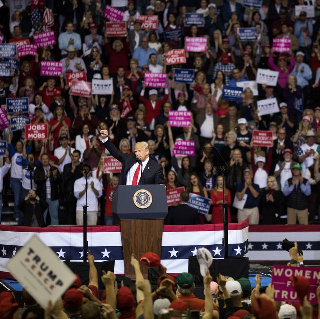President Trump Holds Rally In Houston, Texas