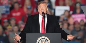 Donald Trump Holds MAGA Campaign Rally In Southern Illinois Ahead Of Midterm Elections
