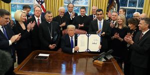 President Trump Signs The Iraq And Syria Genocide Relief And Accountability Act Of 2018