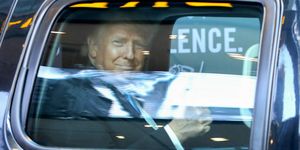 new york, ny   march 09 former us president donald trump is seen leaving trump tower on fifth avenue on march 09, 2021 in new york city  photo by jose perezbauer griffingc images