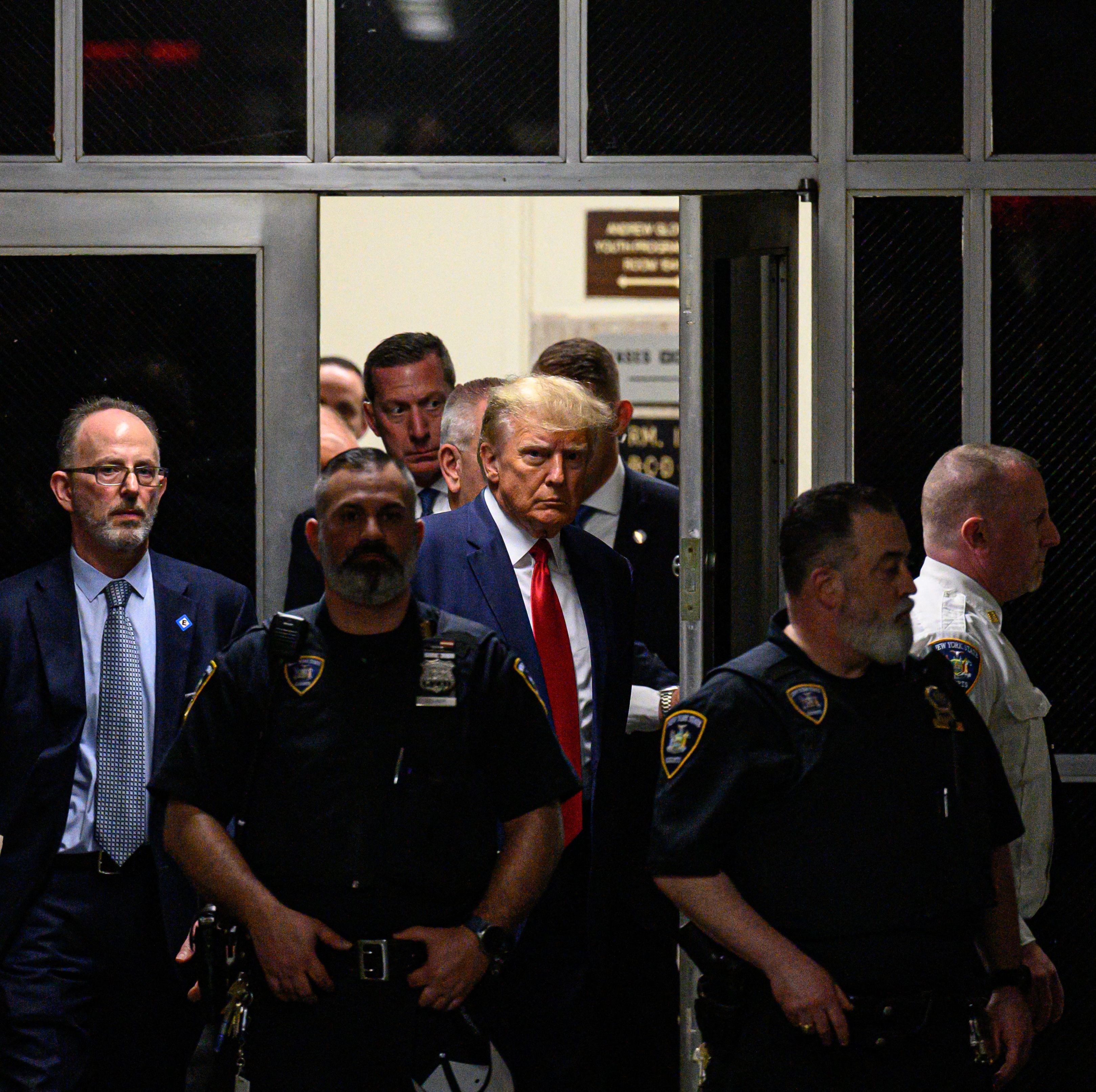 The Surreal Scenes at the Manhattan Criminal Courthouse as Donald Trump Arrived to Face a Judge