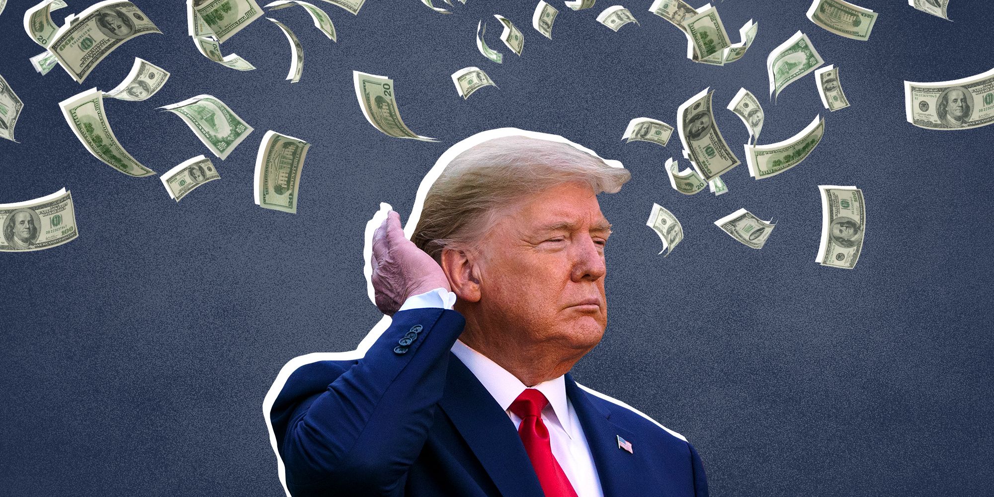 MONEY Presidential P1 1-Donald Trump for President  Character  Dollar  Bill 