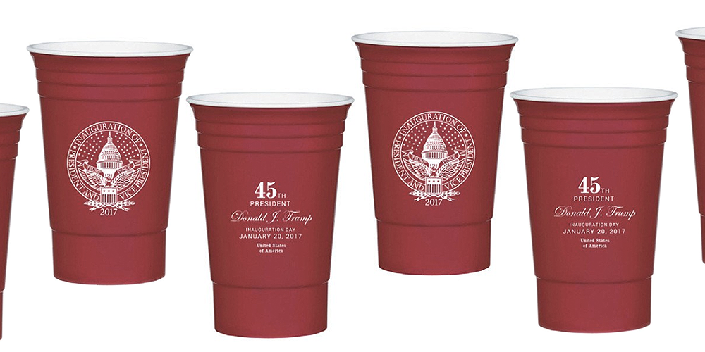 Donald Trump's Official Inauguration Cups Look a Lot Like Red Solo Cups