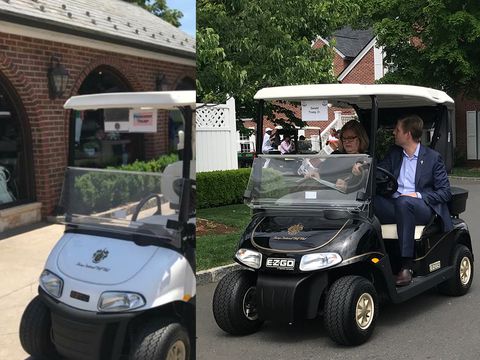 Trump Golf Carts Bedminster