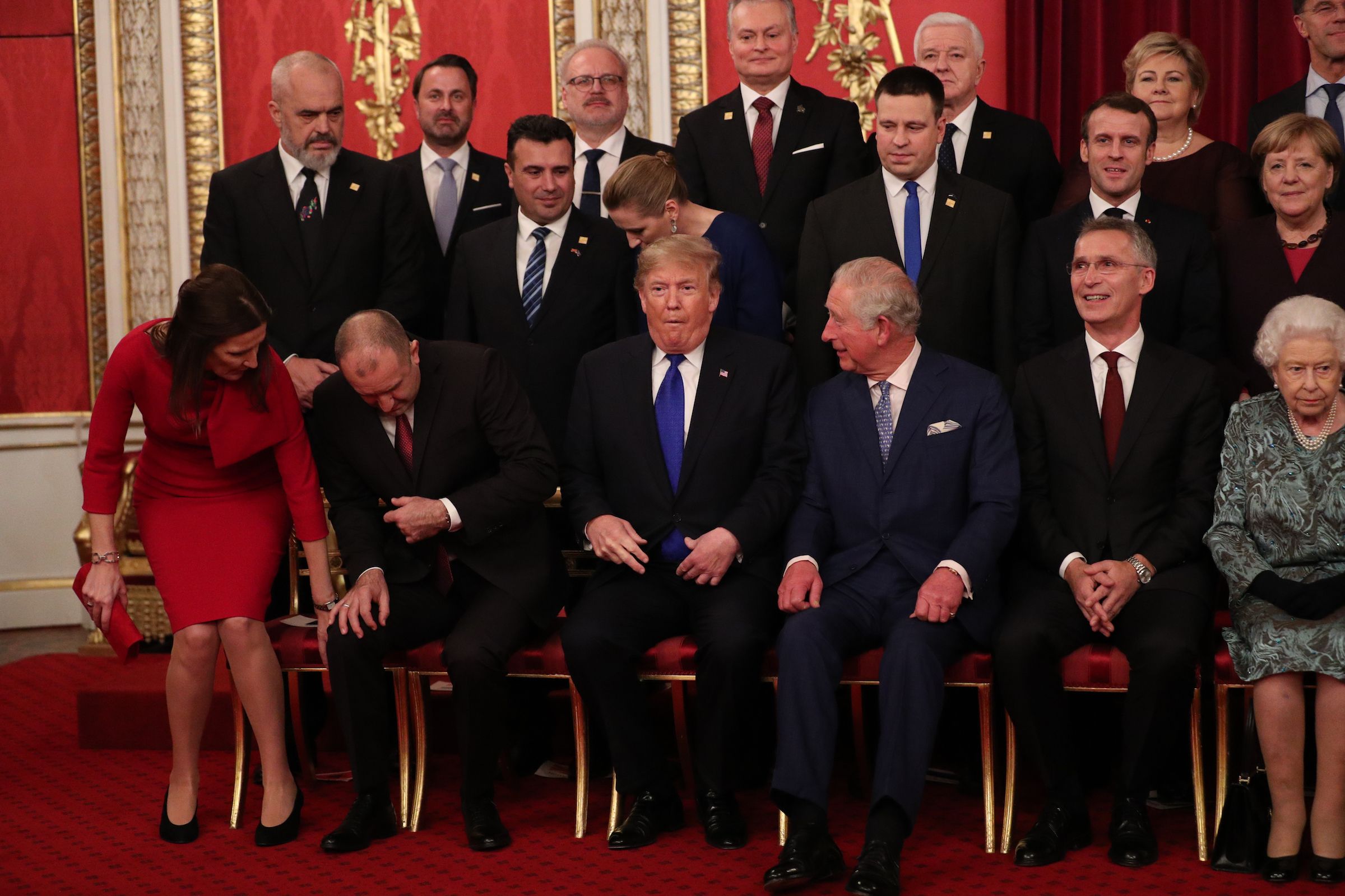 All The Most Awkward Photos Of Trump Meeting The Royal Family