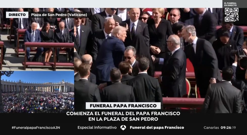 donald trump y rey felipe vi