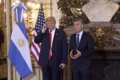 Donald Trump Meets Argentina President - Argentina G20 Leaders' Summit 2018