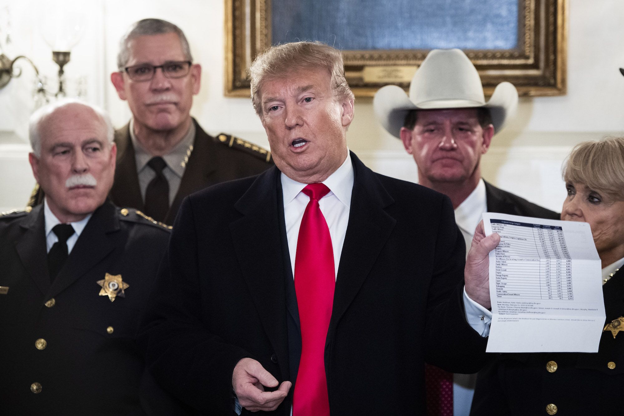 President Trump Declares National Emergency On Southern Border To Seize ...