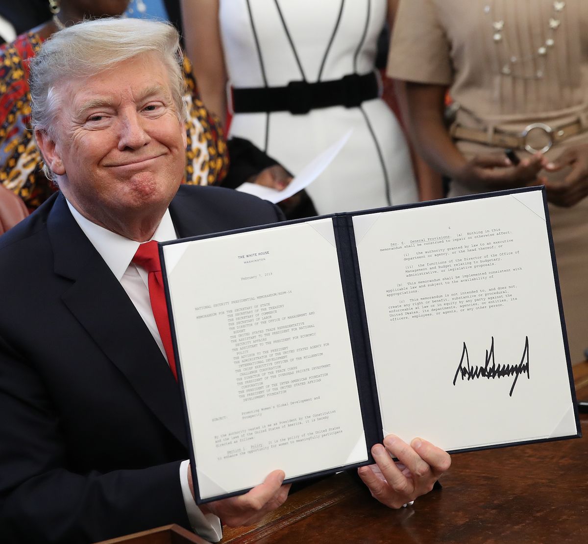 President Trump Signs Memorandum Launching The "Women's Global Development And Prosperity" Initiative