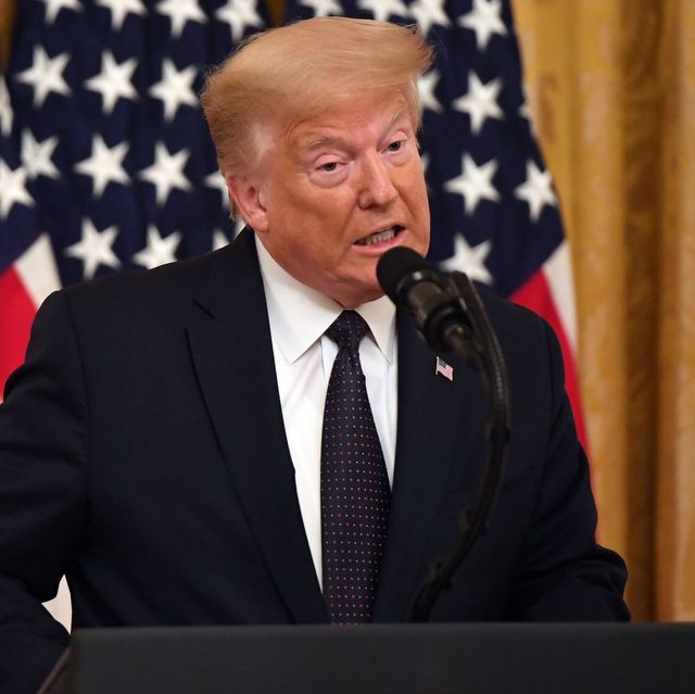 us president donald trump speaks during an event announcing the roadmap to empower veterans and end a national tragedy of suicide prevents task force in the east room of the white house in washington, dc, june 17, 2020 photo by saul loeb  afp photo by saul loebafp via getty images