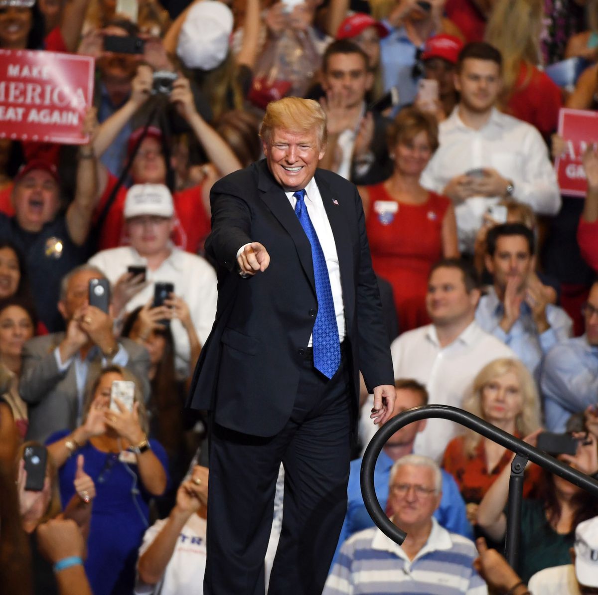 President Trump Holds MAGA Rally In Las Vegas