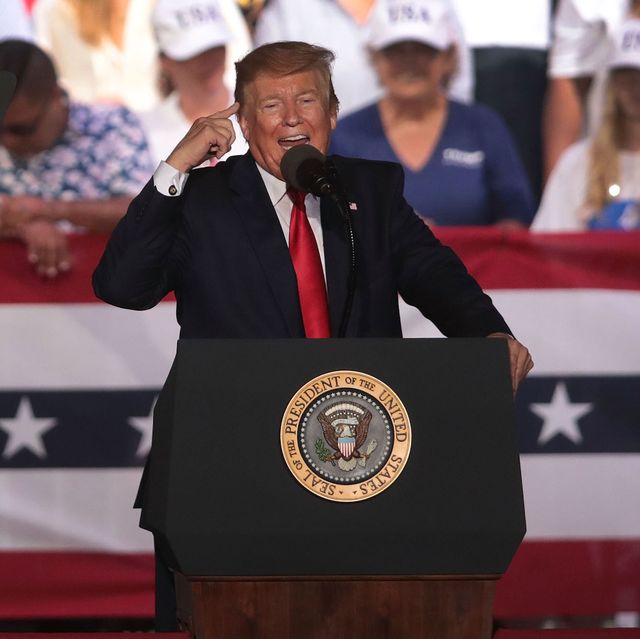 Donald Trump Holds "MAGA" Rally In Panama City Beach, Florida