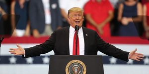 Donald Trump Hold MAGA Campaign Rally In Southwest Florida