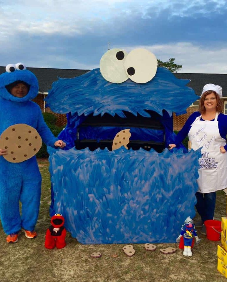trunk or treat ideas cookie monster