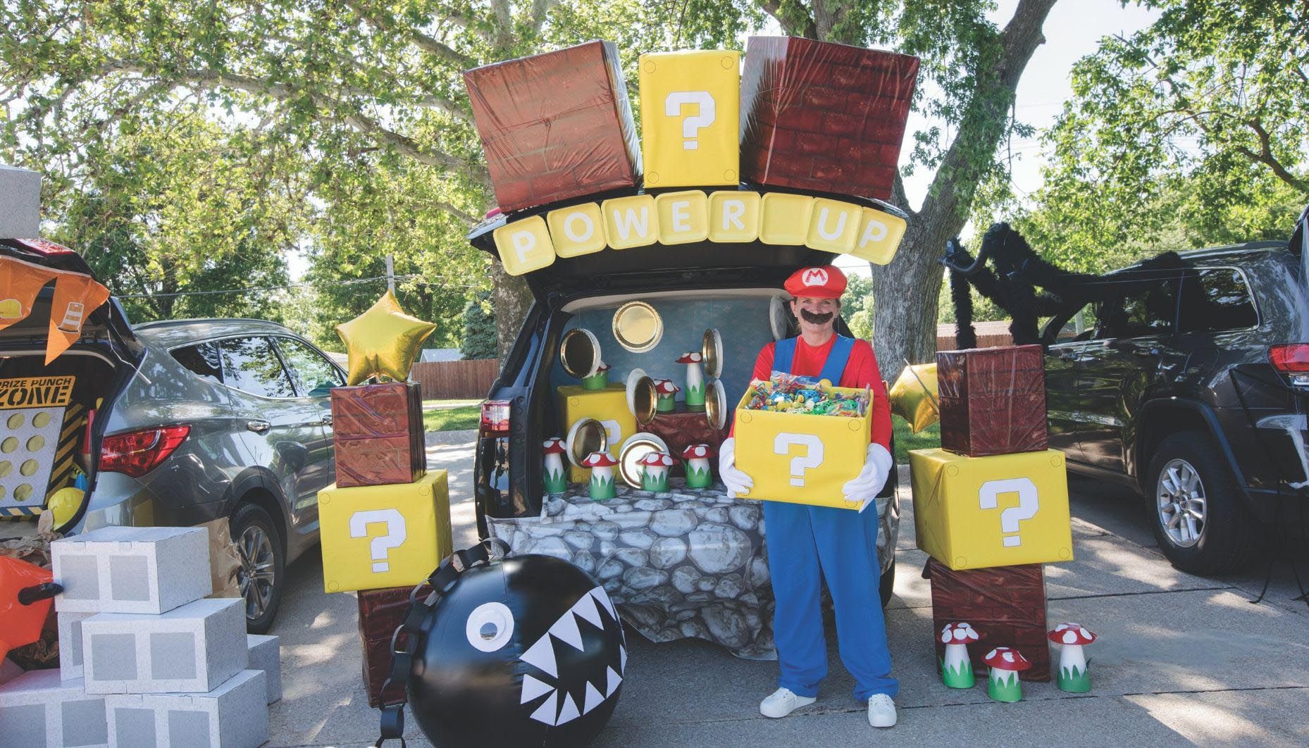 trunk or treat ideas super mario