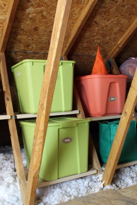 12 Best Attic Storage Ideas - How to Add Storage to an Unfinished