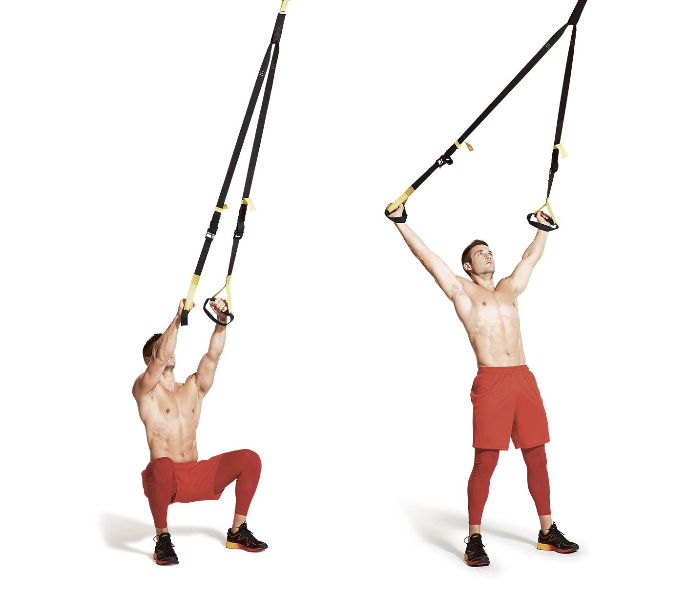 TRX Suspension Straps Squats – WorkoutLabs Exercise Guide