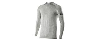 Clothing, Sleeve, T-shirt, White, Long-sleeved t-shirt, Grey, Outerwear, Sweater, Neck, Jersey, 