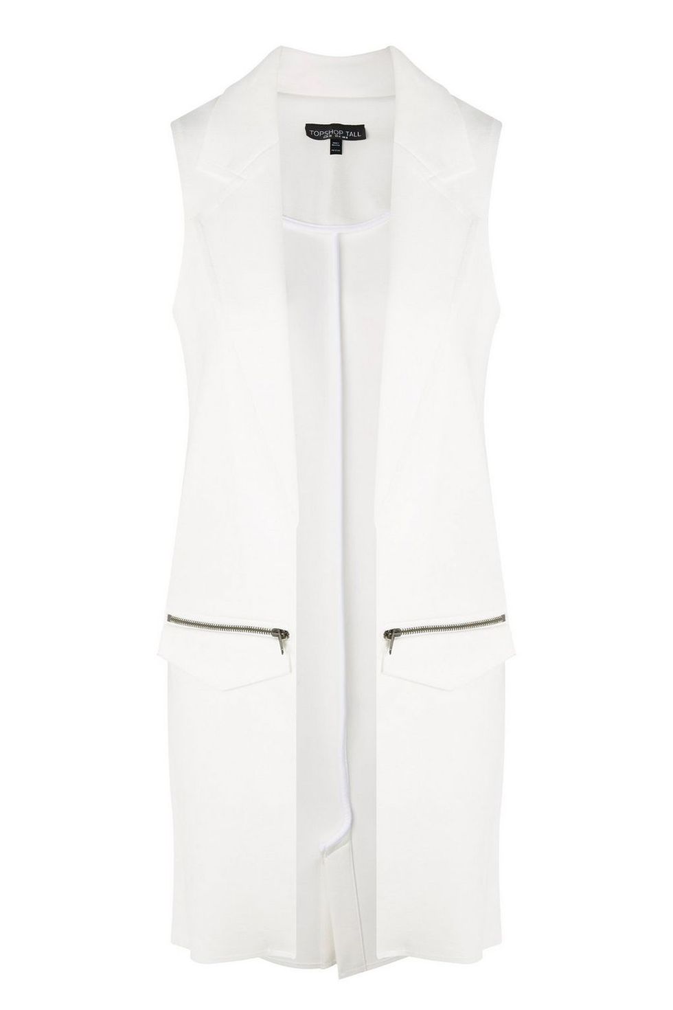 Clothing, White, Outerwear, Vest, Sleeve, Pocket, Jacket, Suit, Sleeveless shirt, Blazer, 