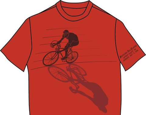 Sleeve, Red, Bicycle frame, Bicycle handlebar, Bicycle, Carmine, Bicycle tire, Bicycle wheel rim, Maroon, Bicycle saddle, 