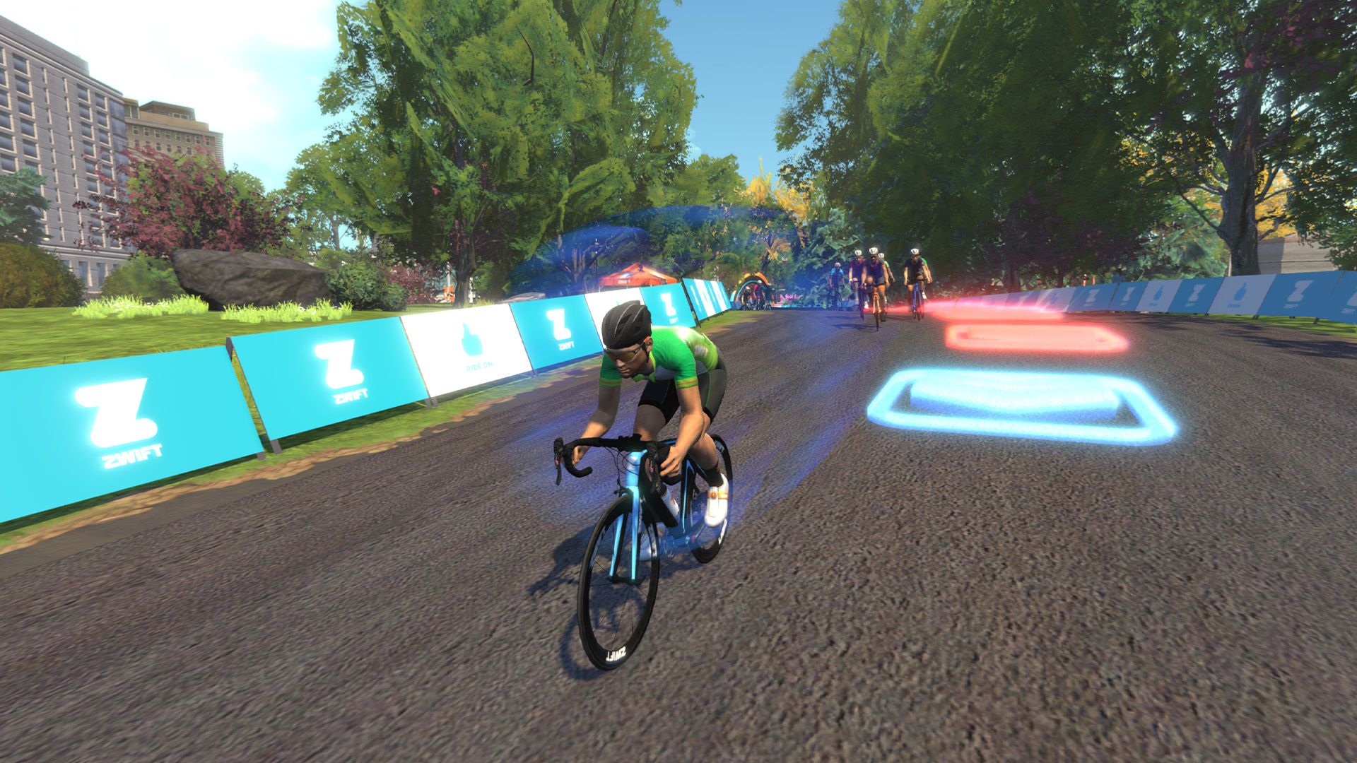 What is online zwift cycling