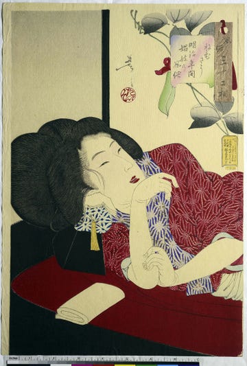 tsukioka yoshitoshi, dormiente