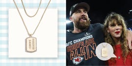 taylor swift chiefs necklace