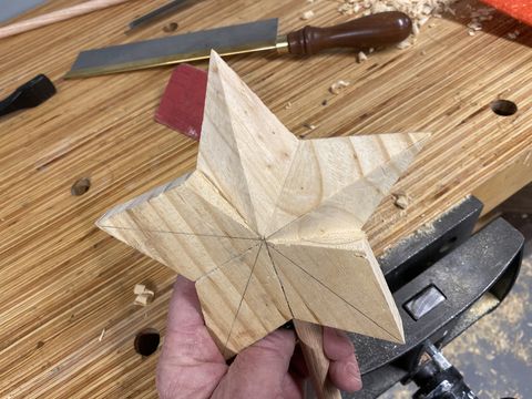 Carve out the second side of the star