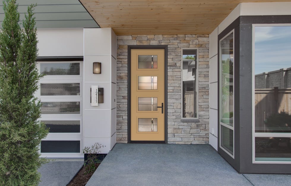 pulse ari, axis glass with flat lite frame, door – s83ax, ©thehousedesigners.com