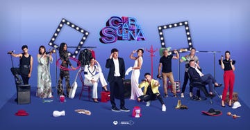 manel fuentes y los concursantes de tu cara me suena 9 en el posado promocional de su edición