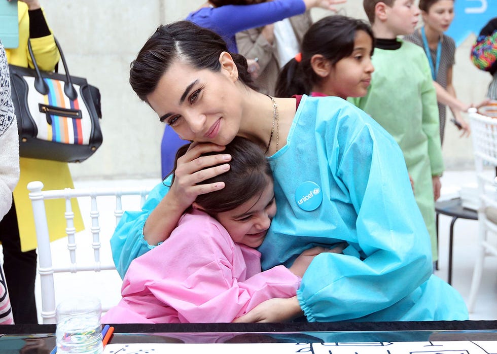 Tuba Büyüküstün, embajadora de UNICEF
