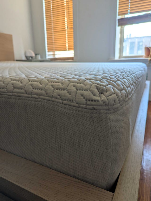 tuft and needle original mattress corner up close