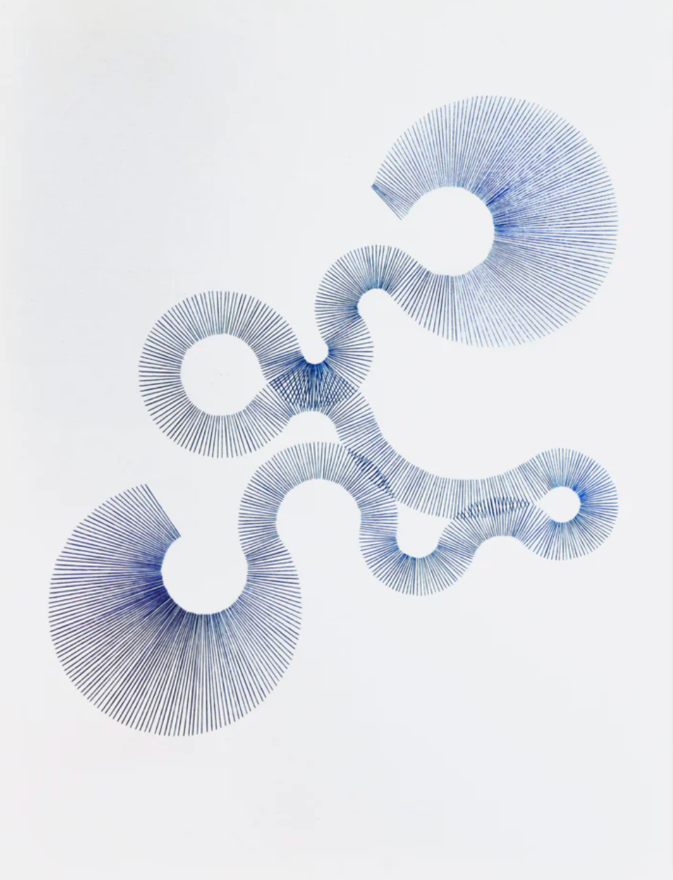 a blue pattern