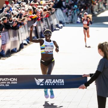 Aliphine Tuliamuk during the 2020 The 2016 Trials champion cited illness as the reason shes not running