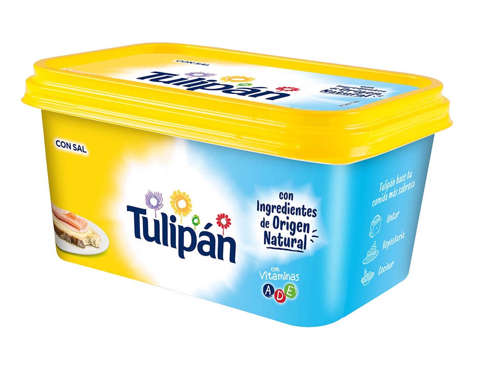 tulipán con sal