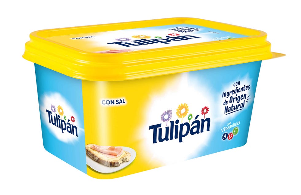 tulipán con sal