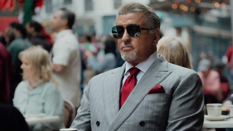 sylvester stallone as dwight manfredi in the paramount+ original series tulsa king. photo credit: atsushi nishijima/paramount+. ©2025 viacom international inc. all rights reserved.