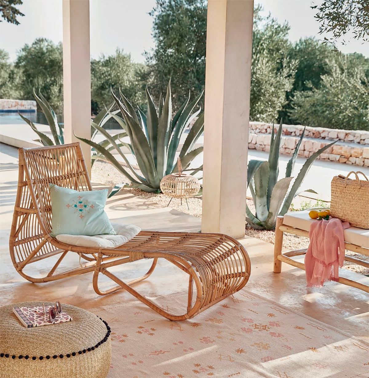 Hamacas, sillones y tumbonas de jardín perfectas para la siesta