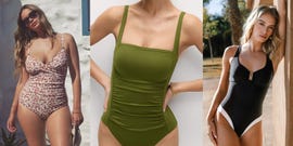 tummy control swimwear