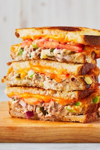 tuna recipes - tuna melts